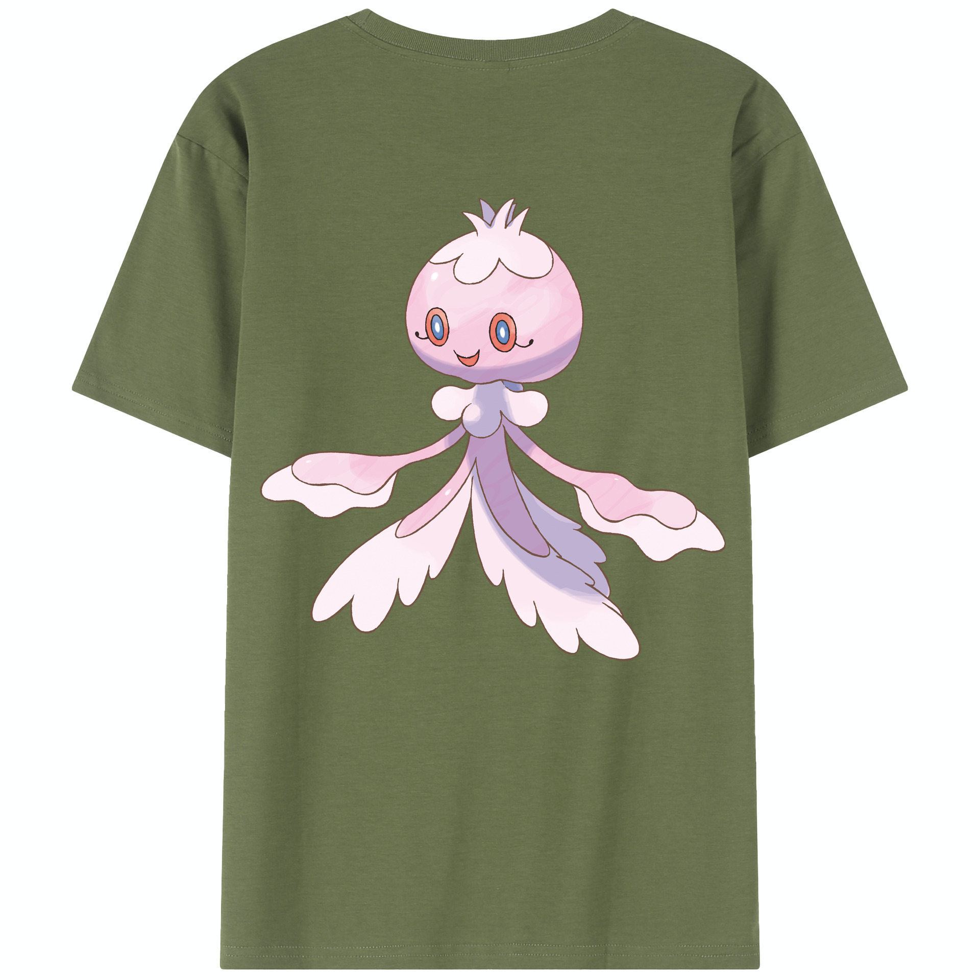 （画像用） ポケットモンスター Pokémon 綿100％半袖Tシャツ（背面プリント）